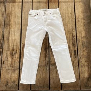 PRISTINE Polo white denim